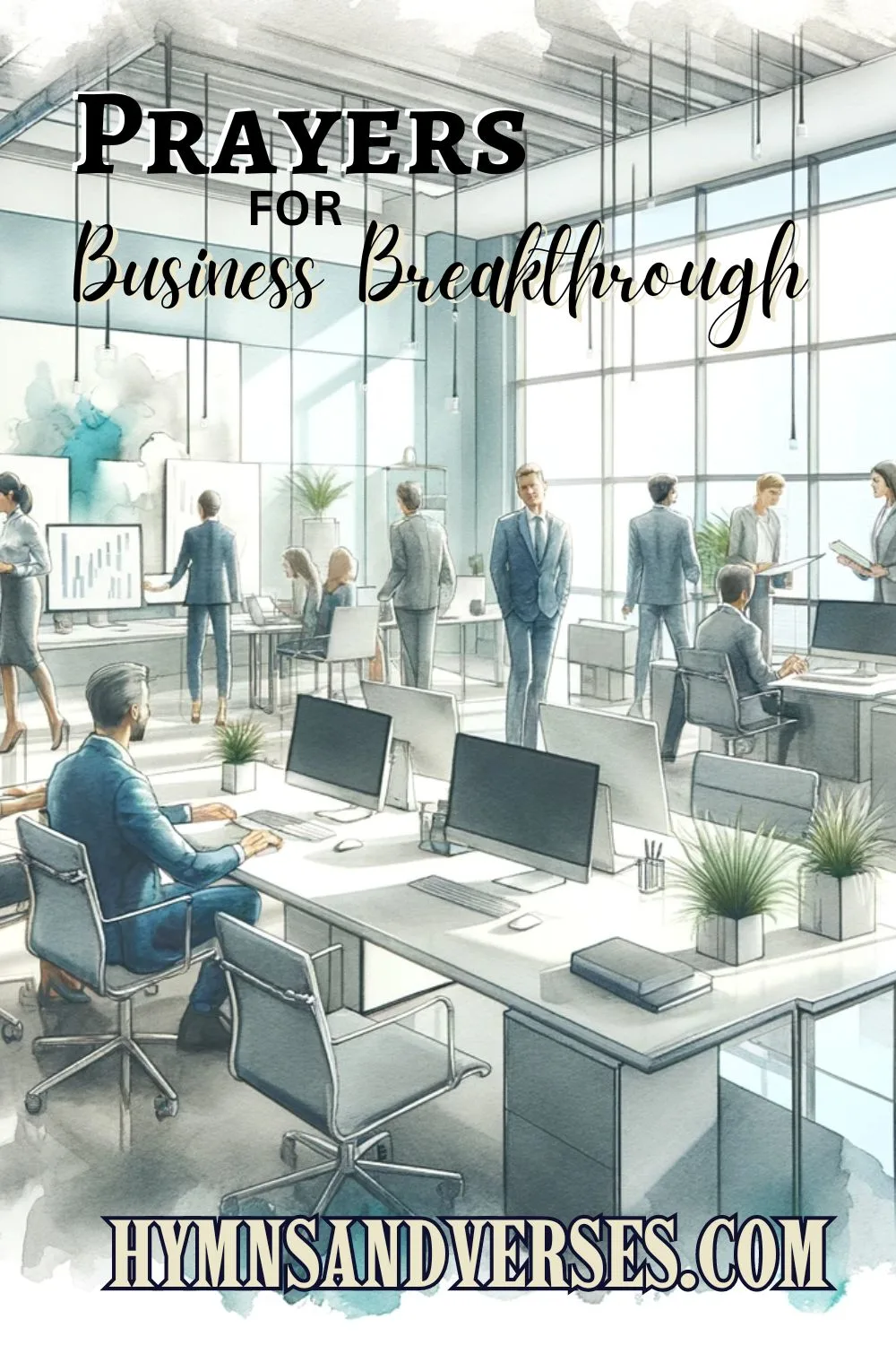 Pin image for prayers for business breakthrough post